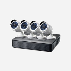 LevelOne DSK-8001 Kit Vidéo Surveillance 8 Canaux filaire, HDD 6To, Caméras Balle IP66 Vision Nocturne 30m, Linux Embedded, Android/iOS