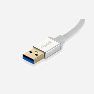 LevelOne USB-0503 Adaptateur USB 3.2 Gen 1 vers Gigabit Ethernet + Hub 3 Ports USB-A 10/100/1000BaseT(X) Compatible Windows/macOS - Miniature 3
