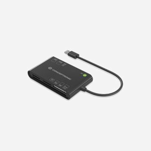 Conceptronic BIAN01B Lecteur Cartes à Puce Interne USB 3.2 Gen 1 Noir, compatible EMV, SIM, MMC, MS, MicroSD, SD, SDHC, SDXC, Windows et macOS