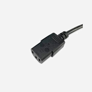 Equip Câble d'alimentation 2m Noir - Connecteur BS 1363 (Mâle Coude 90°) vers Coupleur C13 (Femelle Droit) - 250V 10A - H05VVH2-F 3x0.75 - PVC - Miniature 2