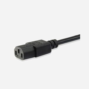 Equip Câble d'Alimentation 3m Noir - Prise Type F (Mâle Courbe 90°) vers Coupleur C13 (Femelle Droit) - H05VV-F3G 3x1.0mm² - 250V 10A - PVC - Miniature 3