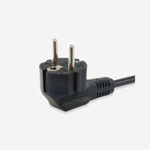 Equip Câble d'Alimentation 3m Noir - Prise Type F (Mâle Courbe 90°) vers Coupleur C13 (Femelle Droit) - H05VV-F3G 3x1.0mm² - 250V 10A - PVC - Miniature 2