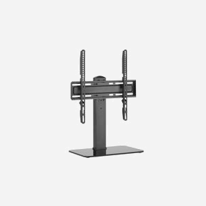 Support de bureau Equip 650611 pour TV/LCD 32"-55" (81-139.7cm) VESA 100x200-400x400, charge max 40kg, pivot -35/+35°, gestion câbles, noir - Miniature 1