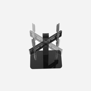 Support de bureau Equip 650611 pour TV/LCD 32"-55" (81-139.7cm) VESA 100x200-400x400, charge max 40kg, pivot -35/+35°, gestion câbles, noir - Miniature 4