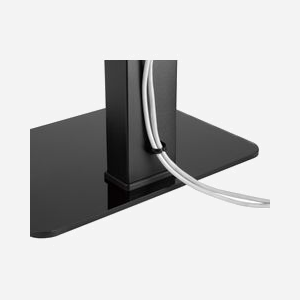 Support de bureau Equip 650611 pour TV/LCD 32"-55" (81-139.7cm) VESA 100x200-400x400, charge max 40kg, pivot -35/+35°, gestion câbles, noir - Miniature 5