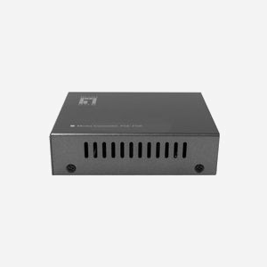 LevelOne GVT-2012 Convertisseur Media 1000Base-T vers 1000Base-X SFP, Auto MDI/MDI-X, PoE 802.3at (30W), Jumbo Frames 9000, Gris - Miniature 2