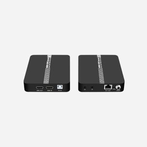 LevelOne HVE-8110 Kit Extender KVM AV HDMI 1.4 sur Cat5e/Cat6 jusqu'à 100m, Résolution 3840x2160, Ports USB Clavier/Souris, Alimentation 5V DC - Miniature 2