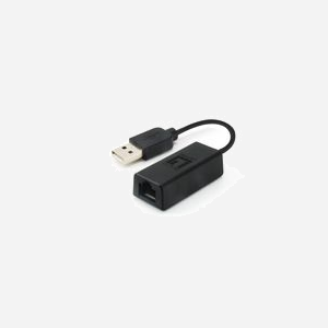 LevelOne USB-0301 Adaptateur Réseau USB 2.0 vers Ethernet 10/100 Mbps, RJ-45, Support IPv4/IPv6, Compatible Windows/macOS, Noir, 48x21x14.7mm - Miniature 1