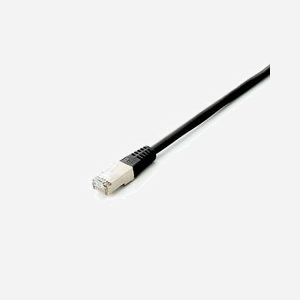 Equip 645696 : Câble Réseau Cat6a S/FTP (S-STP) 10m Noir, RJ-45 Mâle/Mâle, 10GBase-T, LSZH, PoE+/PoE++, 500 MHz