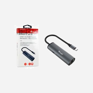 Equip Adaptateur USB-C vers Gigabit Ethernet RJ45 + USB PD 100W, USB 3.2 Gen 1, Aluminium, Compatible Windows/macOS/Linux/Android, Noir/Gris, 133486 - Miniature 4