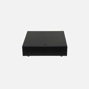 Equip Tiroir-caisse Manuel Noir Métal 420x405x110mm, 4 Compartiments Billets, 8 Compartiments Pièces, 2 Fentes Chèques/Billets, Port RJ-11 - Miniature 2