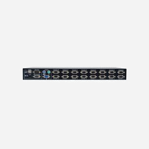 LevelOne KVM-3216 Commutateur KVM 16 ports VGA, USB & PS/2, Résolution 2048x1536, Montage Rack 1U, OSD, Support Windows, Linux, macOS - Miniature 4