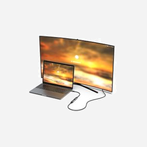 Equip Adaptateur USB-C vers HDMI 2.1 8K/30Hz - Connecteurs plaqués or, Résolution max 7680x4320, compatible 3840x2160, 2560x1440, 1920x1200 - Miniature 2