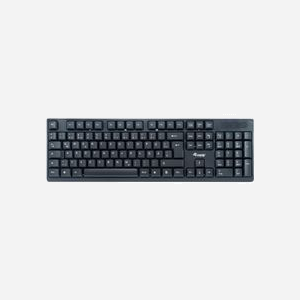 Equip Kit Bureau RF Sans Fil QWERTZ Allemand Noir : Clavier 105 Touches + Souris Optique 1200 DPI, Compatible Windows/macOS/ChromeOS - Miniature 2