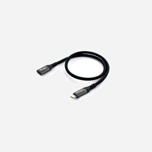 Equip 128370 : Câble d'Extension USB 3.2 Gen 2 Type-C Mâle/Femelle, 0.5m, Support 4K/60Hz, 10Gbps, Connecteurs Aluminium, Noir