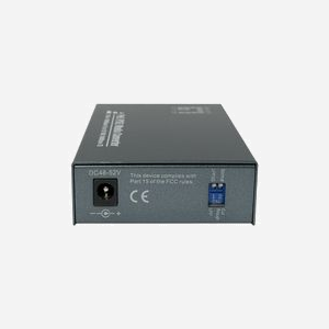 LevelOne GVT-2014 Convertisseur de média 1000Base-T vers 1000Base-LX Monomode 1310nm, portée 20km, connecteur SC, PoE 30W, standards IEEE 802.3x - Miniature 3