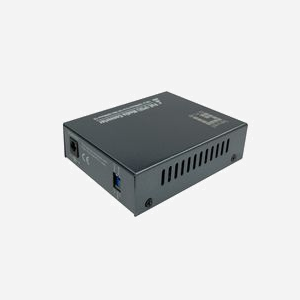 LevelOne GVT-2014 Convertisseur de média 1000Base-T vers 1000Base-LX Monomode 1310nm, portée 20km, connecteur SC, PoE 30W, standards IEEE 802.3x - Miniature 4