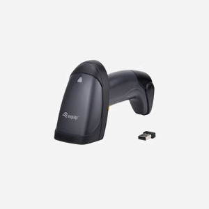 Equip 351023 Lecteur Code Barre 1D LED Portable Sans Fil 2.4GHz, IP54, Batterie Li-Ion 1500mAh, Portée 70cm, 200 scans/sec, compatible Windows/Android/iOS/Linux - Miniature 1