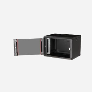 Equip EPM-07-6045-B-CBAA Rack mural 7U Acier Noir Porte Verre Trempé 600x450x418mm Rails de rack 1.5mm avec Kit de Montage Mural - Miniature 3