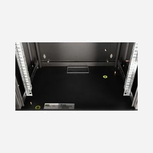 Equip EPM-07-6045-B-CBAA Rack mural 7U Acier Noir Porte Verre Trempé 600x450x418mm Rails de rack 1.5mm avec Kit de Montage Mural - Miniature 4