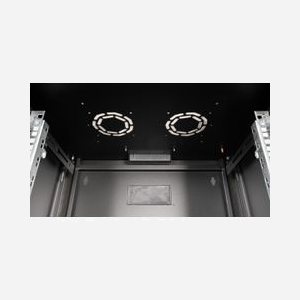 Equip EPM-07-6045-B-CBAA Rack mural 7U Acier Noir Porte Verre Trempé 600x450x418mm Rails de rack 1.5mm avec Kit de Montage Mural - Miniature 5