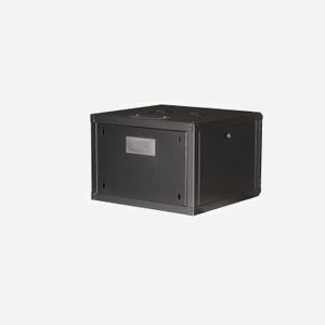 Equip EPM-07-6060-B-CBAA Rack Mural 7U Acier Noir Porte Verre Trempé 600x600mm Rails Réglables Montage VESA Kit de Fixation Inclus - Miniature 2