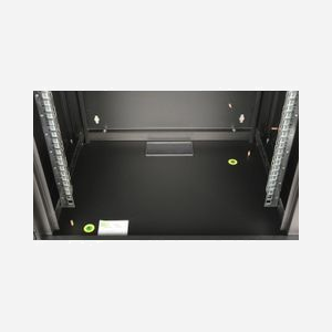 Equip EPM-09-6045-B-CBAA Rack mural 9U Acier Noir Porte verre trempé 450x600x505mm Profondeur montage 305-370mm Kit montage inclus - Miniature 4