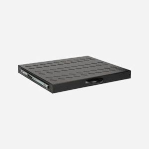 Equip EZVS-19-1-60-B Étagère Coulissante Rack 19" 1U Profondeur 368mm, Acier 1mm, Noir, Charge Max. Supportée Déterminée par le Rack, Turquie - Miniature 1