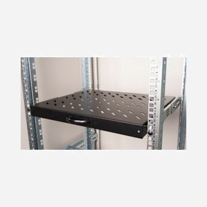 Equip EZVS-19-1-60-B Étagère Coulissante Rack 19" 1U Profondeur 368mm, Acier 1mm, Noir, Charge Max. Supportée Déterminée par le Rack, Turquie - Miniature 3