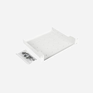 Étagère Equip EZFS-10-1-20-G 1U pour rack 10" (25.4cm), 255x200mm, Gris clair, Profondeur 200mm, Acier 1mm, Charge maximale à déterminer - Miniature 2