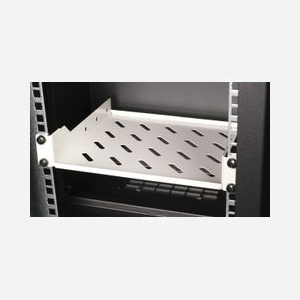 Étagère Equip EZFS-10-1-20-G 1U pour rack 10" (25.4cm), 255x200mm, Gris clair, Profondeur 200mm, Acier 1mm, Charge maximale à déterminer - Miniature 3