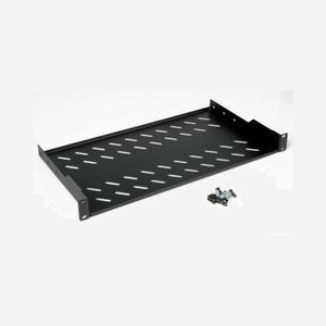 Étagère Rack 19" Equip EZFS-19-1-40-B 1U, Noir, 485x250mm, Profondeur 250mm, Acier 1mm, Charge Standard pour Serveurs et Équipements Réseau - Miniature 3