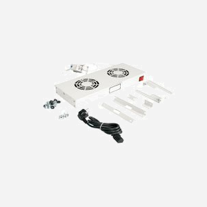 Equip EZF-2-G : Unité de Ventilation Rack 1U, 2 Ventilateurs 12cm, 240V, Gris Clair, Dimensions 482x176x44mm (19 pouces) - Miniature 4
