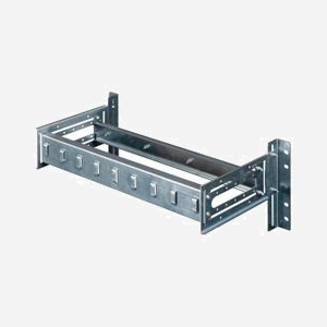 Equip EZR-DIN-4 Rail d'étagère 4U 19" (48,3cm) Gris - Dimensions 485x210x90mm, Acier 1mm - Pour racks 19 pouces - Pays d'origine : Turquie - Miniature 4