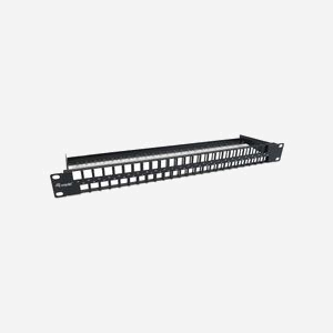 Equip 769258 Baie de Branchements 1U 48 ports RJ-45 Cat6, Acier Noir, 482.6x126.4x44.5mm, Certifié REACH et RoHS