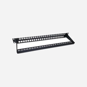 Equip 769258 Baie de Branchements 1U 48 ports RJ-45 Cat6, Acier Noir, 482.6x126.4x44.5mm, Certifié REACH et RoHS - Miniature 2