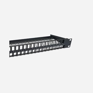 Equip 769258 Baie de Branchements 1U 48 ports RJ-45 Cat6, Acier Noir, 482.6x126.4x44.5mm, Certifié REACH et RoHS - Miniature 4