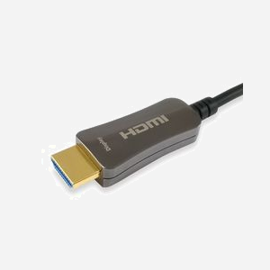 Equip 119431 Câble Optique Actif HDMI 2.0 50m, 4K/60Hz, HDCP 2.2, 18Gbps, Connecteurs Plaqué Or, Câble Cuivre/Fibre, Noir - Miniature 2
