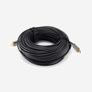 Equip 119431 Câble Optique Actif HDMI 2.0 50m, 4K/60Hz, HDCP 2.2, 18Gbps, Connecteurs Plaqué Or, Câble Cuivre/Fibre, Noir - Miniature 3