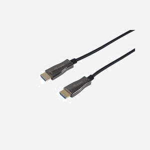 Equip 119433 Câble Optique Actif HDMI 2.0, 100m, 4K/60Hz, HDCP 2.2, Bande Passante 18Gbps, Connecteurs Plaqué Or, Cuivre/PVC
