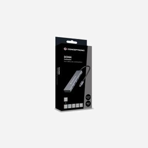 Conceptronic DONN23G Dock USB-C 3.2 Gen 1, Power Delivery 100W, HDMI 2.0 4K, Lecteur Cartes SD/MicroSD, 2x USB-A 3.2 Gen 1, Gris, Compatible Windows/macOS/Android - Miniature 5