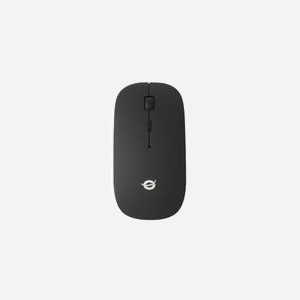Conceptronic LORCAN01B Souris Bluetooth 5.2 Optique 1600 DPI Ambidextre 4 Boutons Programmables Pile AAA Compatible Windows/macOS Noir