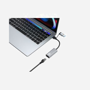 LevelOne USB-0423 Adaptateur Réseau USB 3.2 Gen 1 (3.1 Gen 1) vers Ethernet 2.5 Gigabit, RJ-45, Wake-on-LAN, Compatible Windows/macOS/Linux/Android/iOS - Miniature 4