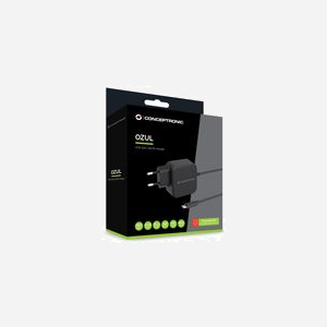 Conceptronic OZUL04BE Chargeur Secteur Universel 67W USB Power Delivery 3.0 GaN, 1 Port USB-C, 100-240V, Câble 1.8m, Protections Surchauffe/Surcharge/Court-circuit, Noir - Miniature 3