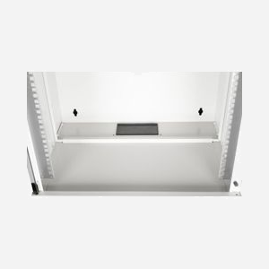Equip Rack Mural 12U Acier Gris Clair EWM-12-5440-G, Porte Verre Trempé, Profondeur 400mm, Fixation Murale Incluse, Charge Max 12.5kg - Miniature 4