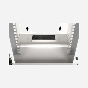Equip EWM-06-3030-G Rack Mural 6U Acier Gris Porte Verre Trempé 300mm Profondeur Interne 285mm Kit Montage Mural Inclus - Miniature 4