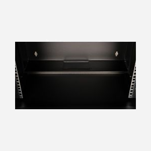 Equip EWM-07-5440-B Rack Mural 7U Acier Noir, Porte Avant Verre Trempé, Profondeur 400mm, Charge Max 9.06kg, Fourni Pré-assemblé - Miniature 4