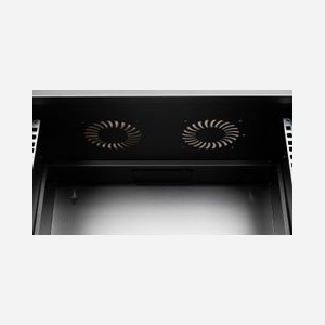 Equip EWM-07-5440-B Rack Mural 7U Acier Noir, Porte Avant Verre Trempé, Profondeur 400mm, Charge Max 9.06kg, Fourni Pré-assemblé - Miniature 5