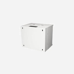 Equip EWM-09-5440-G Rack mural 9U Acier Gris clair Porte verre trempé 400mm profondeur max. montage 38cm Kit de montage inclus - Miniature 2