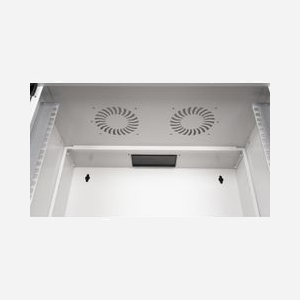 Equip EWM-09-5440-G Rack mural 9U Acier Gris clair Porte verre trempé 400mm profondeur max. montage 38cm Kit de montage inclus - Miniature 5